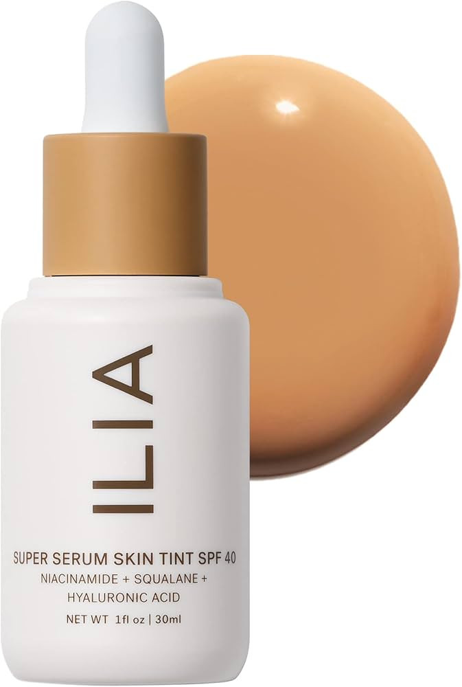 ILIA - Super Serum Skin Tint SPF 40 | Non-Comedogenic, Vegan, LIghtweight to Help Against Blue Li... | Amazon (US)