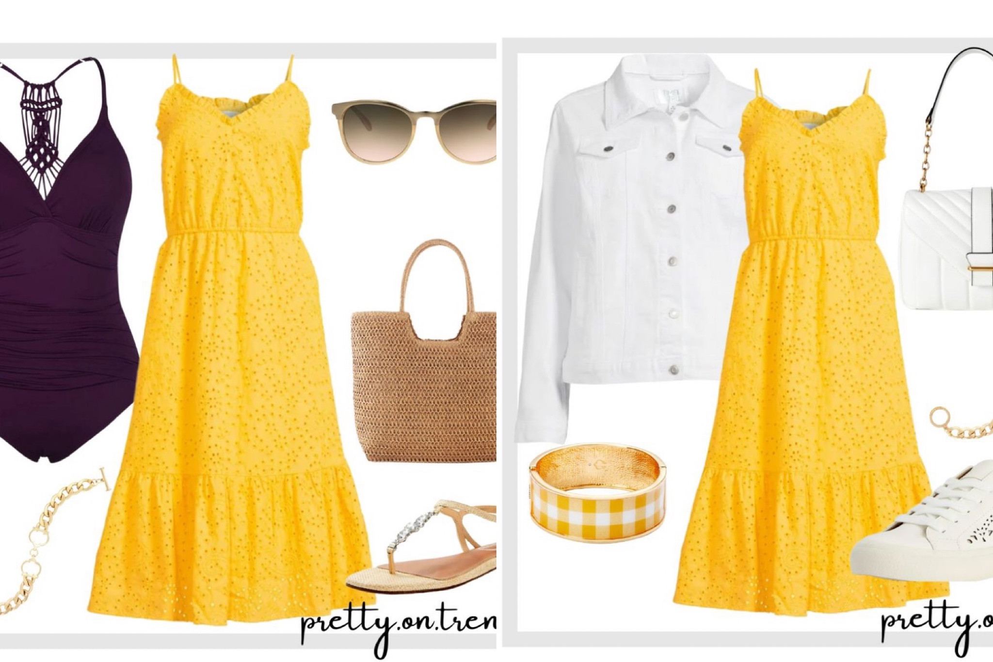 Yellow tired eyelet dress 

#LTKunder50 #LTKFind #LTKSeasonal