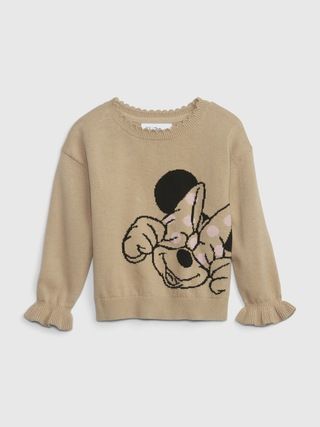 babyGap &amp;#124 Disney Minnie Mouse Ruffle Sweater | Gap (US)