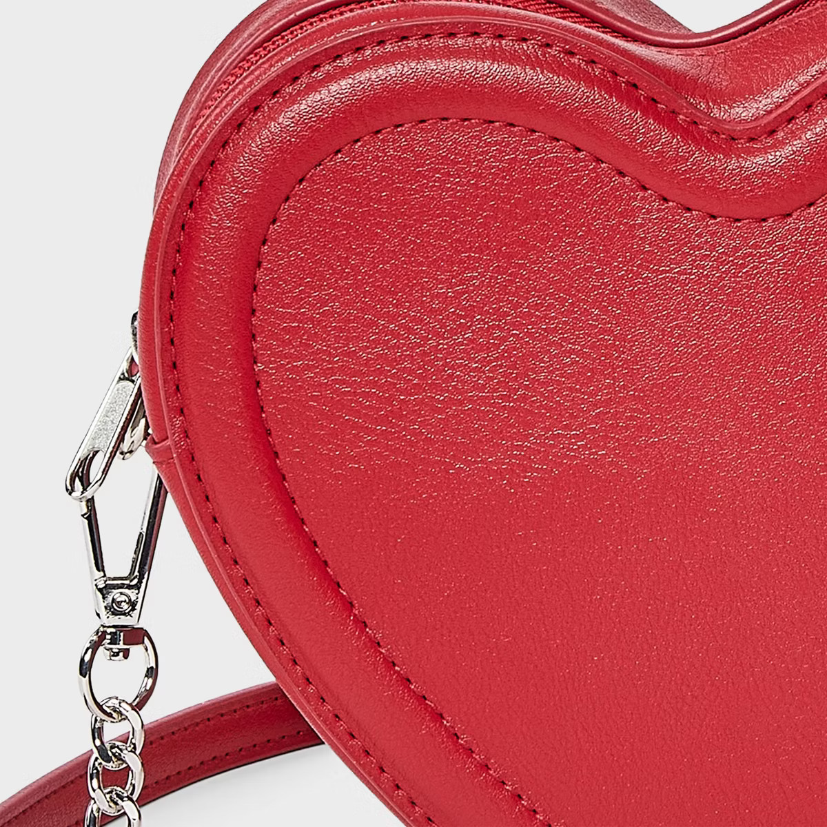 Girls' Valentine's Day Studded Heart Shaped Crossbody Bag - art class™ Red | Target
