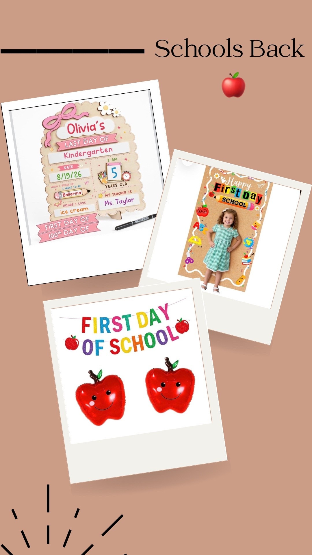 ✨ First day of school ready! ✨

Amazon has the cutest first day of school decor to make those back to school memories extra special 📚🍎 From signs to photo props, these finds are too good to pass up!

#LTKmomlife #LTKSeasonal #LTKKids