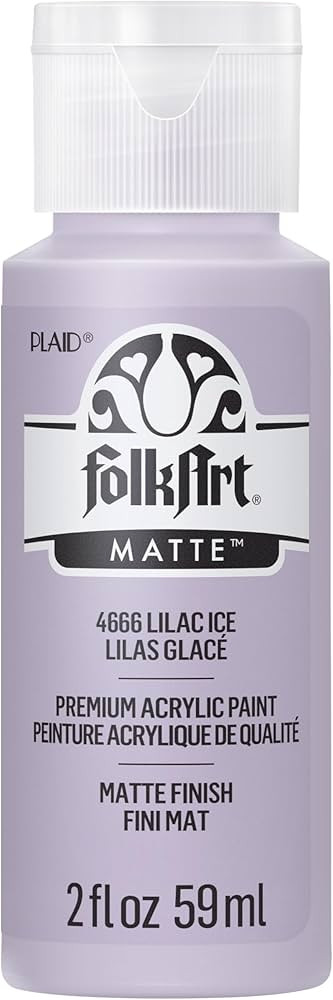 FolkArt Acrylic Paint, 2 oz, Lilac Ice 2 Fl Oz | Amazon (US)