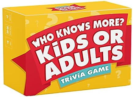 Who Knows More? Kids or Adults, The Ultimate Trivia Game for Kids, Teens and Adults - A Fun Famil... | Amazon (US)