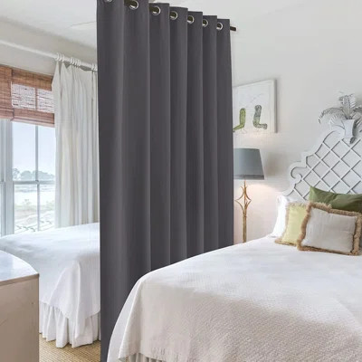 Room Divider Curtains Blackout Privacy Grommet Curtain for Bedroom Patio Sliding Door, 1 Panel | Wayfair North America