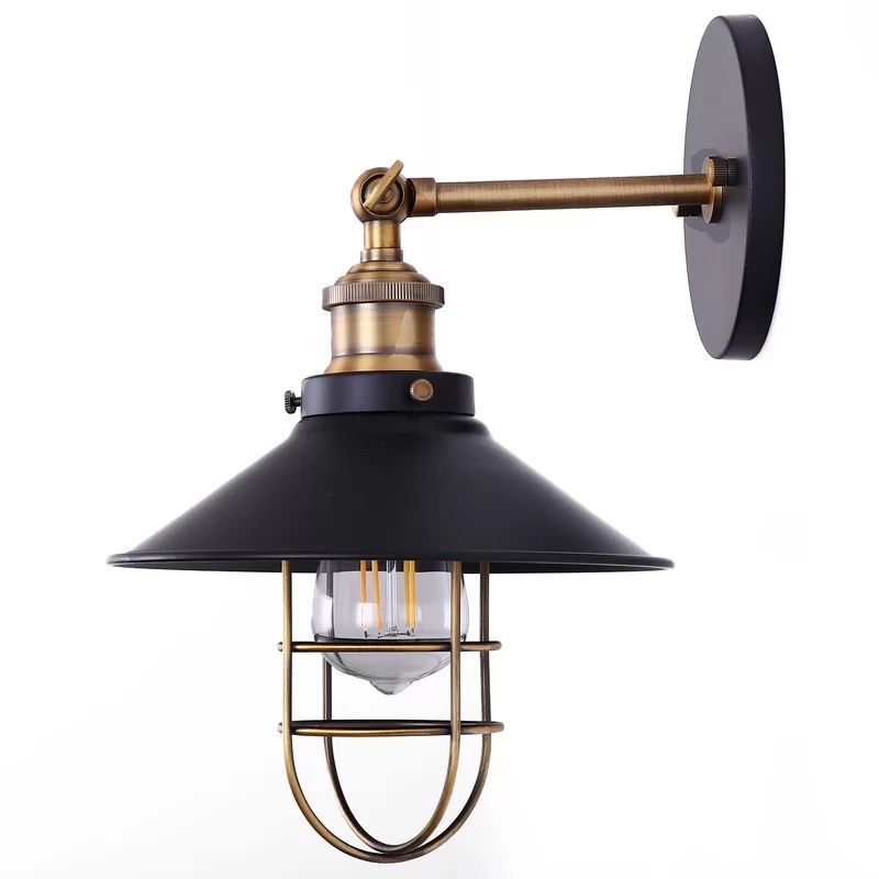 Sikes 1-Light Armed Sconce | Wayfair North America