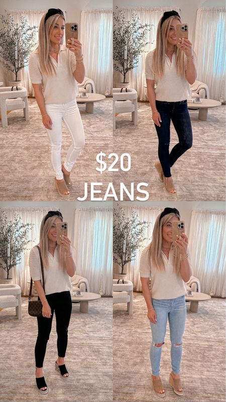 Jeans on sale $20
Size inclusive available 0-24 
I wear size 0

#jeans #sale #walmartfashion #freeassembly #ad @walmartfashion
#liketkit 


#LTKunder50 #LTKstyletip #LTKsalealert