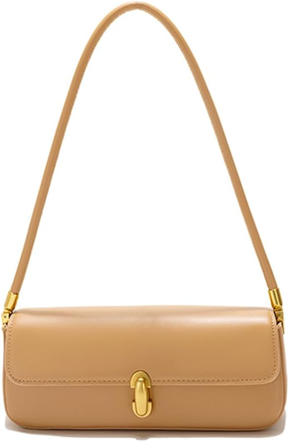 Small Shoulder Bag for Women Vintage Leather Tote Clutch Purse Trendy Retro Mini Hobo Handbag Und... | Amazon (US)