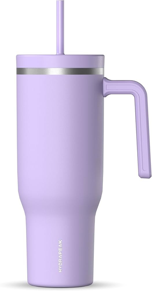 Hydrapeak Voyager 40 Oz Stainless Steel Tumbler with Handle, Insulated Water Bottle With Straw & ... | Amazon (US)