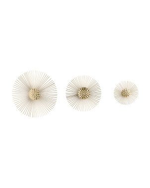 Sunburst Wall Decor Set | TJ Maxx