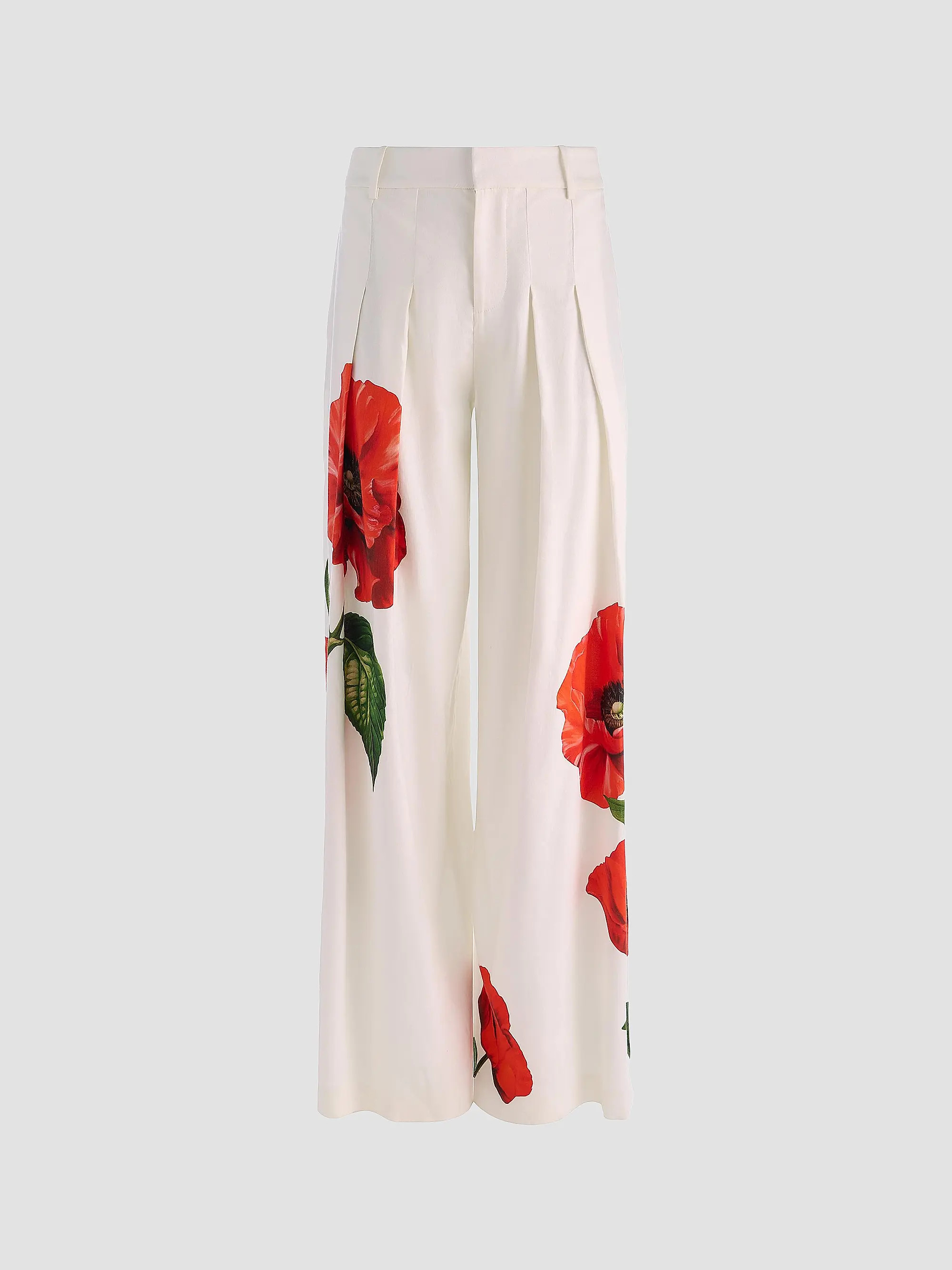 Blaire Pleated Linen-Blend High-Rise Pants | Saks Fifth Avenue