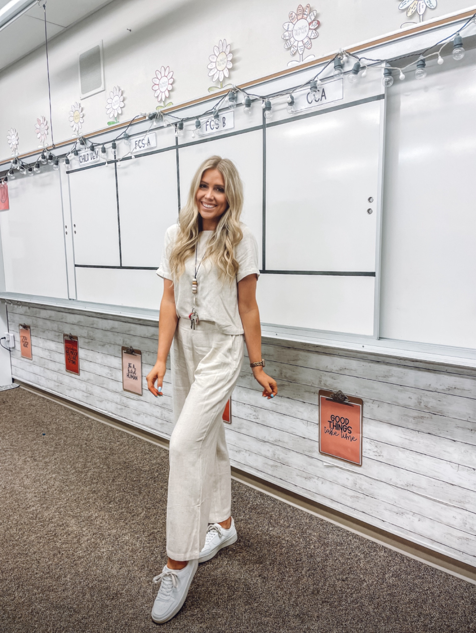 teacher outfit on prime day deals!!
matching linen set: true to size and more colors
Sneakers: I prefer true to size in wide fit

| teacher outfit | teacher fashion | amazon fashion 

#LTKFindsUnder50 #LTKSeasonal #LTKWorkwear