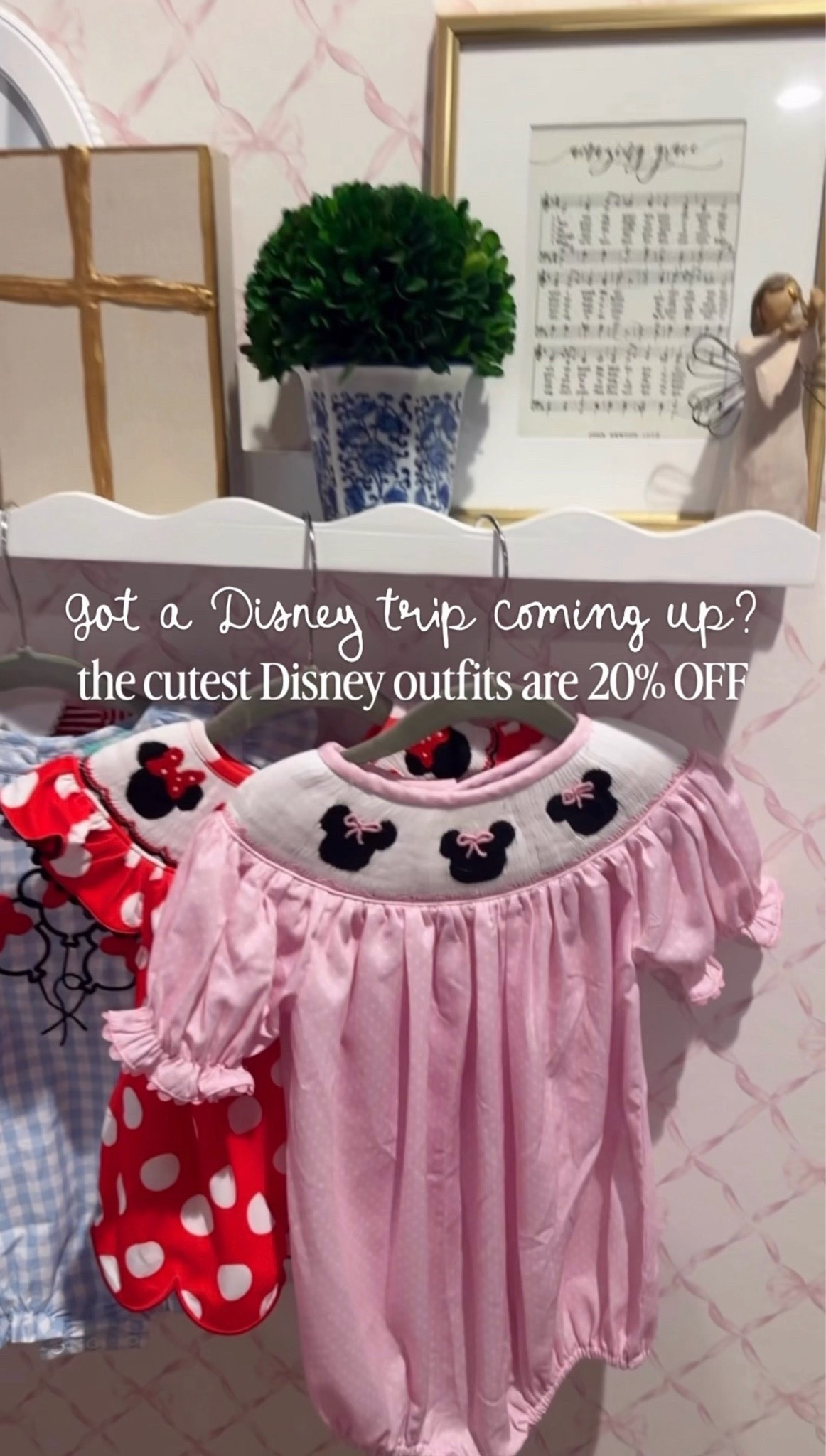 If you have a Disney trip coming up, RUN because all of these precious Disney outfits are 20% OFF right now for Labor Day!!! 🏰🎀✨

Use code LD20 for 20% off at checkout!!! 

We’ve been buying our Disney outfits from here for over 2 years now & always love them!!! Minnie Mouse, princesses, castles, their favorite characters, & all the magical Disney things✨✨✨

Of course they’re perfect for a Disney trip, but honestly, some of my daughter’s most-worn outfits year after year are the ones I bought for our Disney trips!! She loves them so much that she wants to wear them all year long🥰

They have the sweetest styles for babies, toddlers and kids, plus so much more than clothing!! Think Disney backpacks, duffle bags, bows, swimsuits, jackets, and all the little extras you need for a magical trip❣️

#disneyoutfits #disneykids #disneyworldoutfits #disneytrip #disneystyle #disneyvacation #disneyfashion #disneygirl #minniemouse #disneyprincess #toddleroutfits #girlmom #disneymom #disneyfinds #disneystyle #disneyoutfit #disneyworld #waltdisneyworld #disneyparks #disneyfashion #disneybound #disneyvacation #disneytrip #disneytravel #matchingset #cottonclothing #momstyle #momfashion #traveloutfit #outfitideas #parkoutfit #floridastyle #comfyfashion #disneykids #disneymom #disney #disneywear #travel #travelstyle #mom #momfit #momoutfit #ootd #budgetfriendly #affordable #affordablefashion #budgetfriendlyfashion #everydaystyle #affordablestyle #everydayoutfit #femininefashion #outfitinspo #ootd #style #fashion #preppy #preppystyle #grandmillenial #grandmillenialstyle #classic #classicstyle #chic #timeless #timelessstyle #everydaystyle  #babygirl #toddlergirl #littlegirl #girlclothes #boyclothes #boystyle #girlstyle #kidsfashion #kidsoutfits #kidsclothes #toddlerfashion #toddleroutfits #toddlerstyle #girlmom #classicchildrensclothing #timelesschildrensclothing

#LTKBaby #LTKKids #LTKSaleAlert