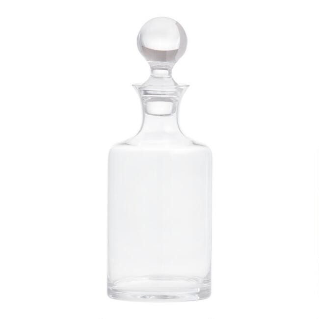 Narrow Glass Hugh Decanter | World Market