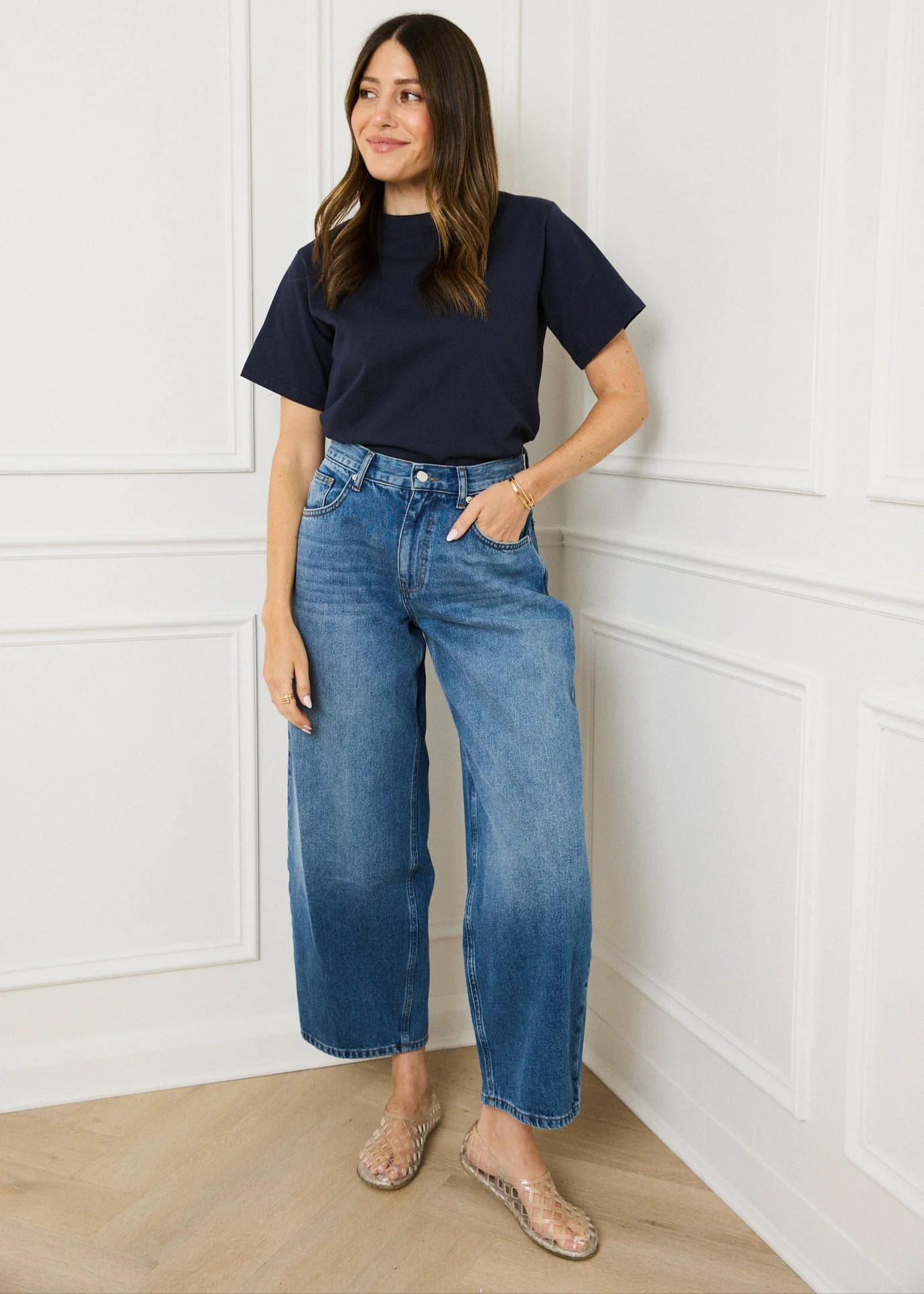 THE BLAKE BARREL JEAN - BLUE | WAT The Brand