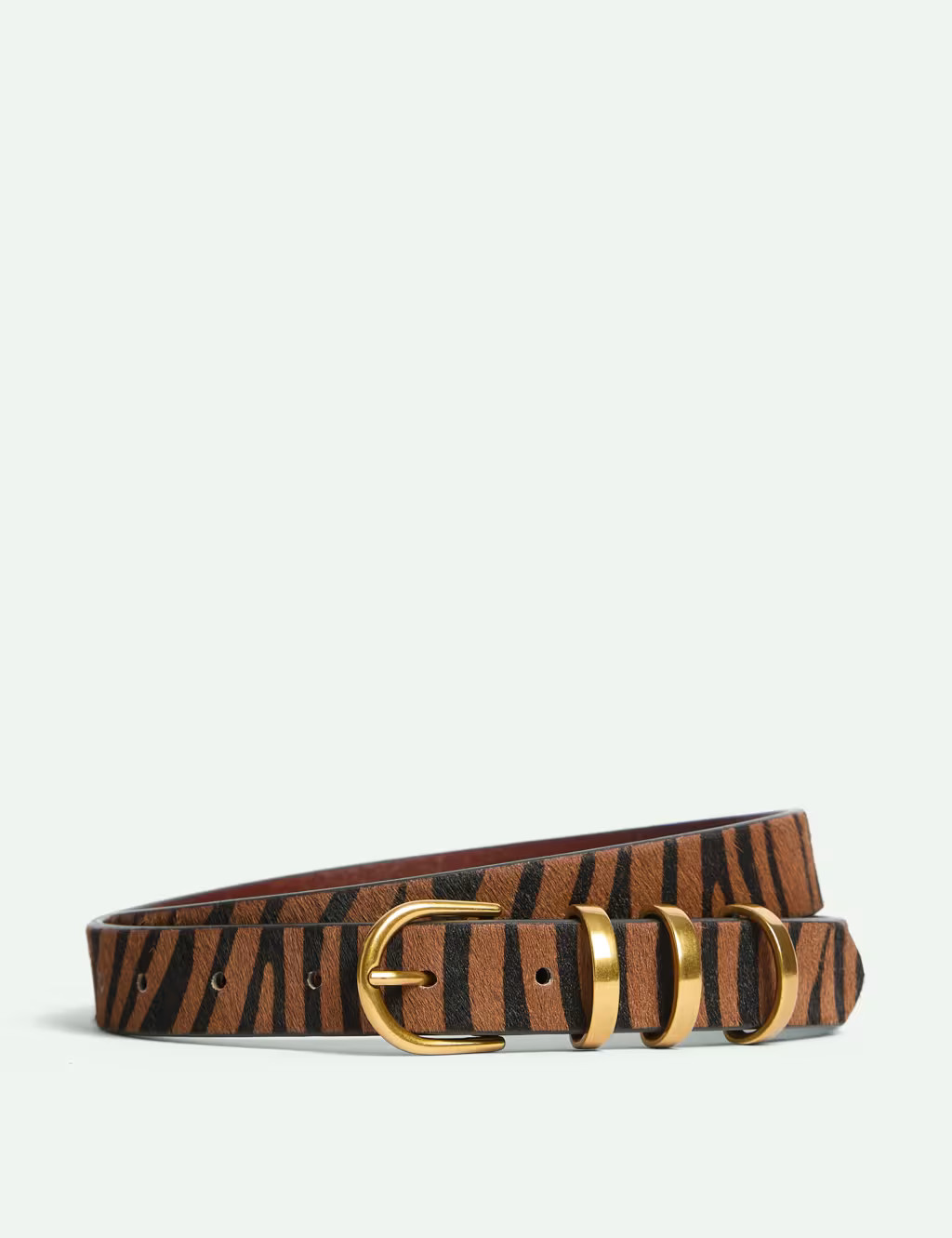Animal-Print Leather Belt | Marks & Spencer (UK)