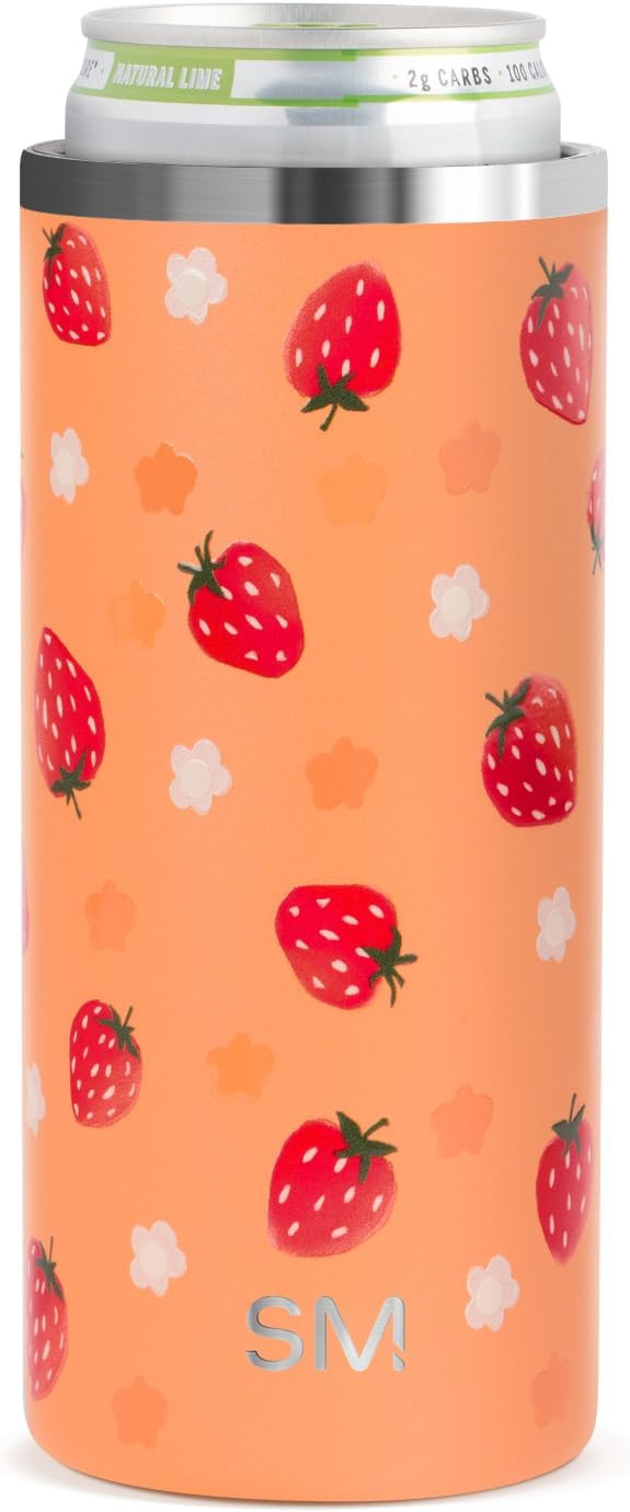 Simple Modern Skinny Can Cooler | Slim Insulated Stainless Steel Drink Sleeve Holder | Insulate S... | Amazon (US)