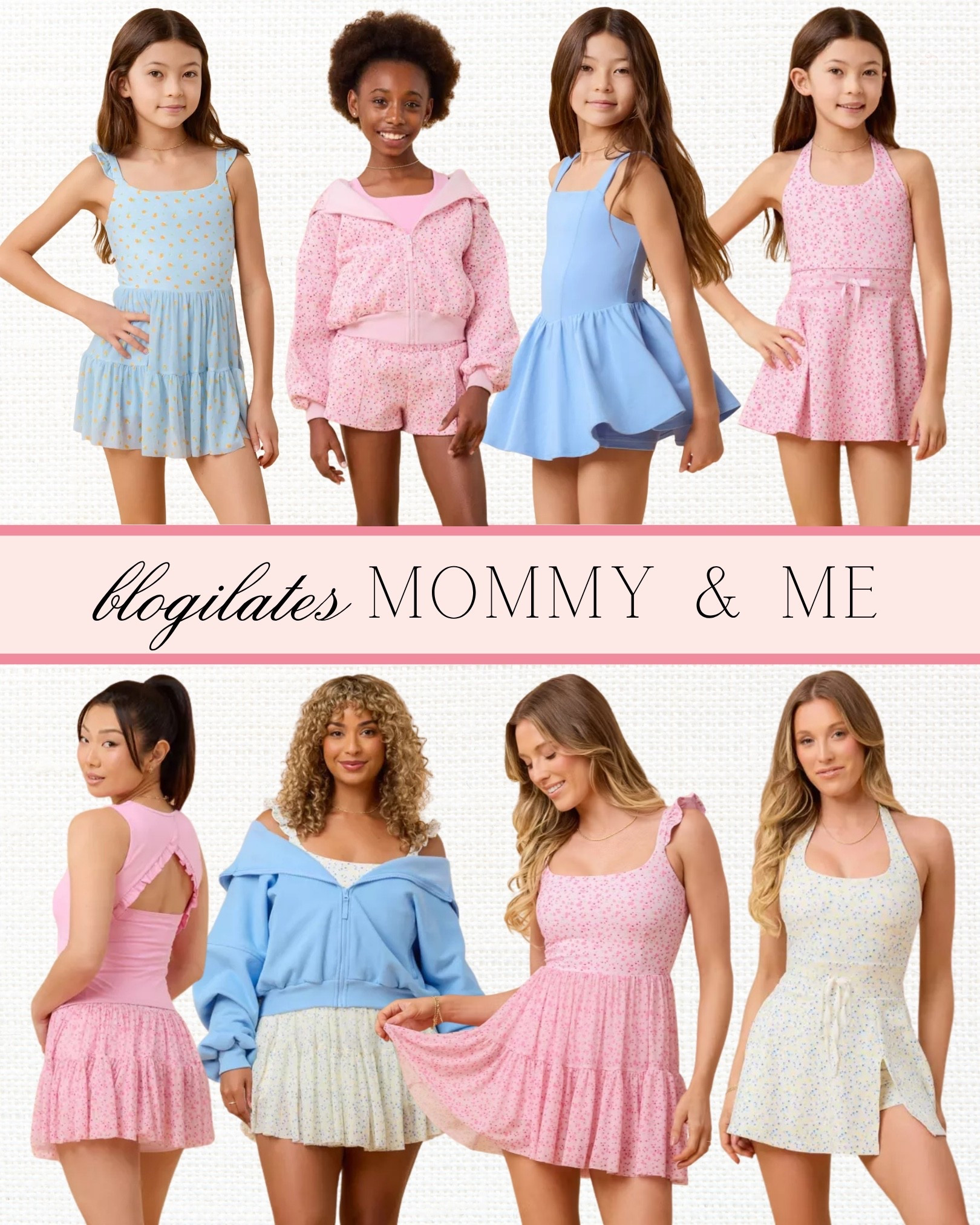 This Blogilates mommy & me collection is SO freaking cute!! It’s totally giving LoveShackFancy vibes for way less. I can’t even pick a favorite piece! Linking the whole collection here!

#LTKMothersDay #LTKKids #LTKActive