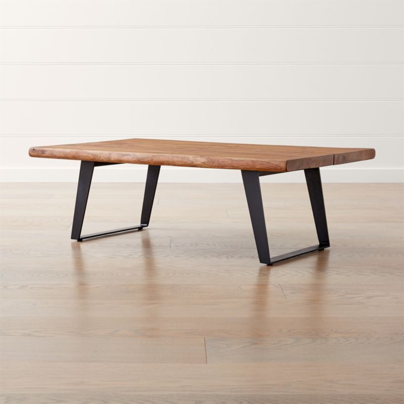 Yukon Natural Coffee Table + Reviews | Crate and Barrel | Crate & Barrel