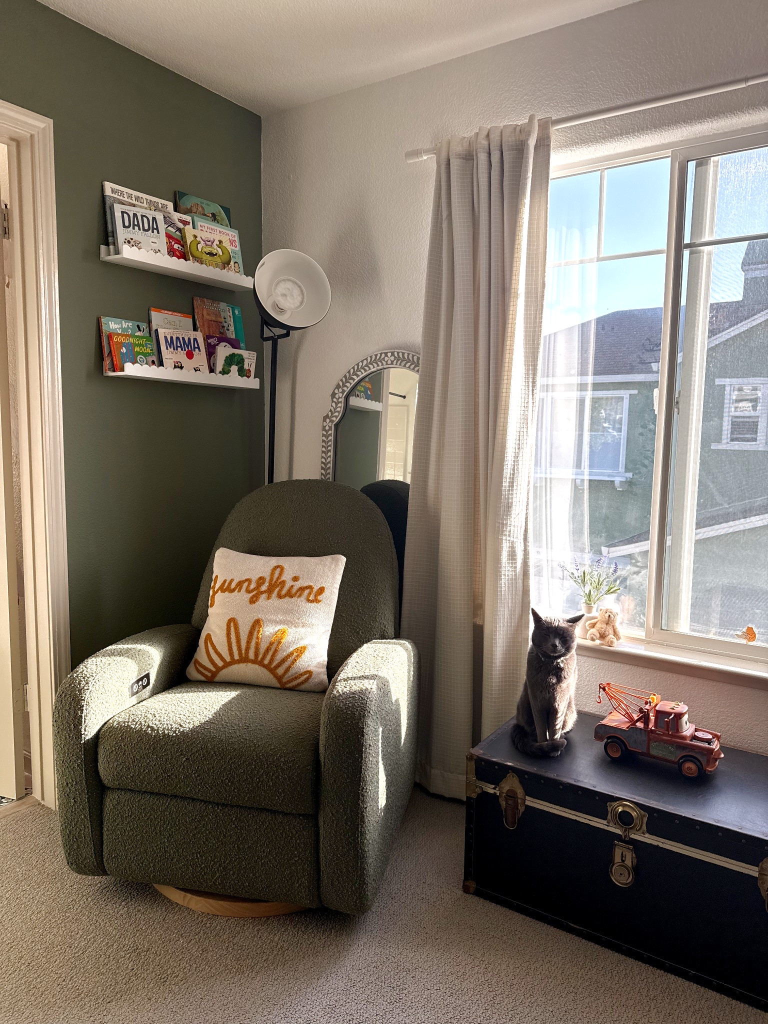 new fav corner? 📚💚 #nursery

#LTKFamily #LTKBaby #LTKHome