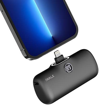 iWALK Portable Charger 4800mAh Power Bank Fast Charging and PD Input Small Docking Battery with L... | Amazon (US)