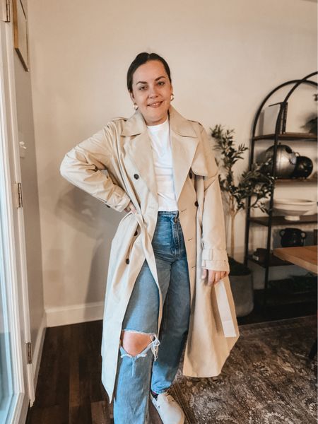 The perfect tench coat from amazon! Amazon fall capsule wardrobe piece. Fits tts 





Fall outfits for women what to wear in fall 
fall work outfits 
chic outfits for fall 

sweater outfit
 fall skirt 
how to style a skirt for fall

Fall outfits 
Fall dress 
Fall 
Fall fashion 2022

#LTKunder50 #LTKSeasonal #LTKstyletip