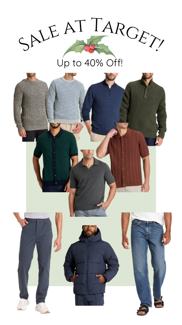 SO MANY great finds for men at Target right now, and many up to 40% off!! Any of these items would make excellent Christmas gifts! 

 #LTKGiftGuide #LTKSaleAlert #LTKMens