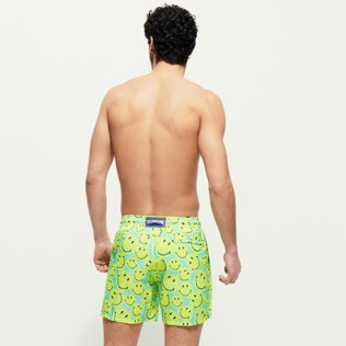 Men Swim Trunks Ultra-light and packables Turtles Smiley - Vilebrequin x Smiley® | Vilebrequin (US)