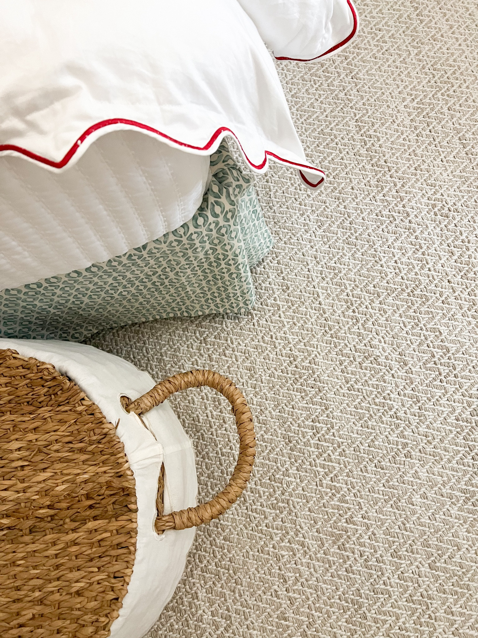 BEAUTIFUL stain resistant and SOFT rug from The Burrow!! Make sure to get the rug pad with it! I also linked a similar cheaper version that I have in our current nursery but that one is not as soft, not stain resistant, and also picks bc of our dog’s nails 😅 BUT it’s a good super cheap option 