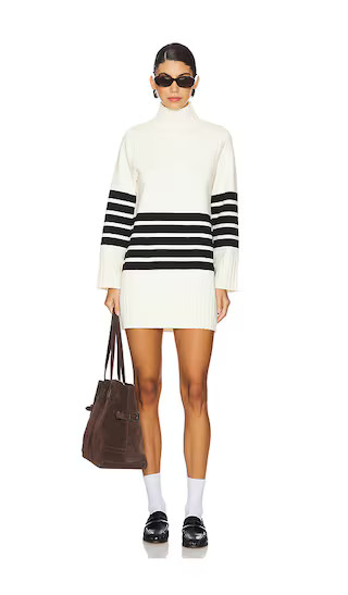 Line & Dot Abbey Sweater Dress in Ivory. - size M | Revolve Clothing (Global)