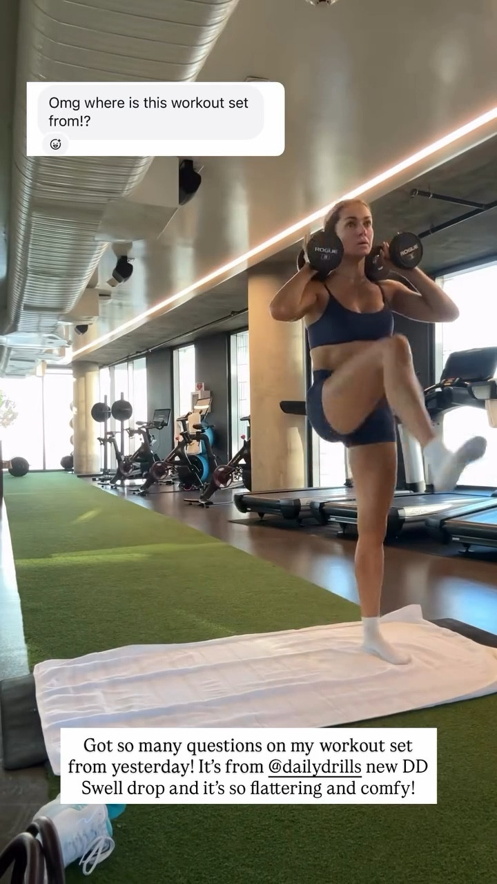 Got so many questions on my workout set from yesterday! It’s from @dailydrills new DD Swell drop and it’s so flattering and comfy!

#LTKFindsUnder100 #LTKStyleTip #LTKActive