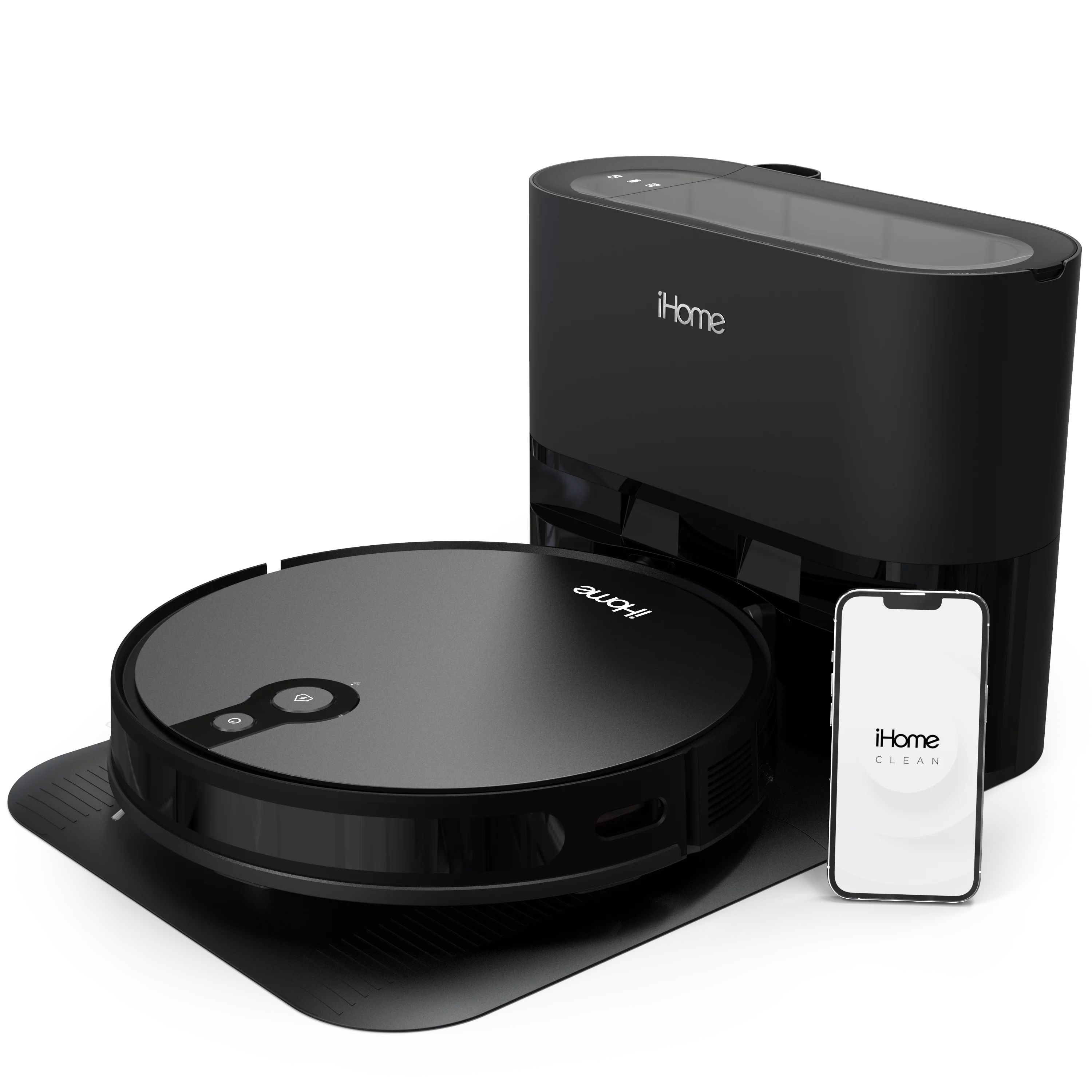 iHome AutoVac Eclipse Pro Robot Vacuum with Auto Empty Base and Mapping Technology, 2200pa Ultra ... | Walmart (US)