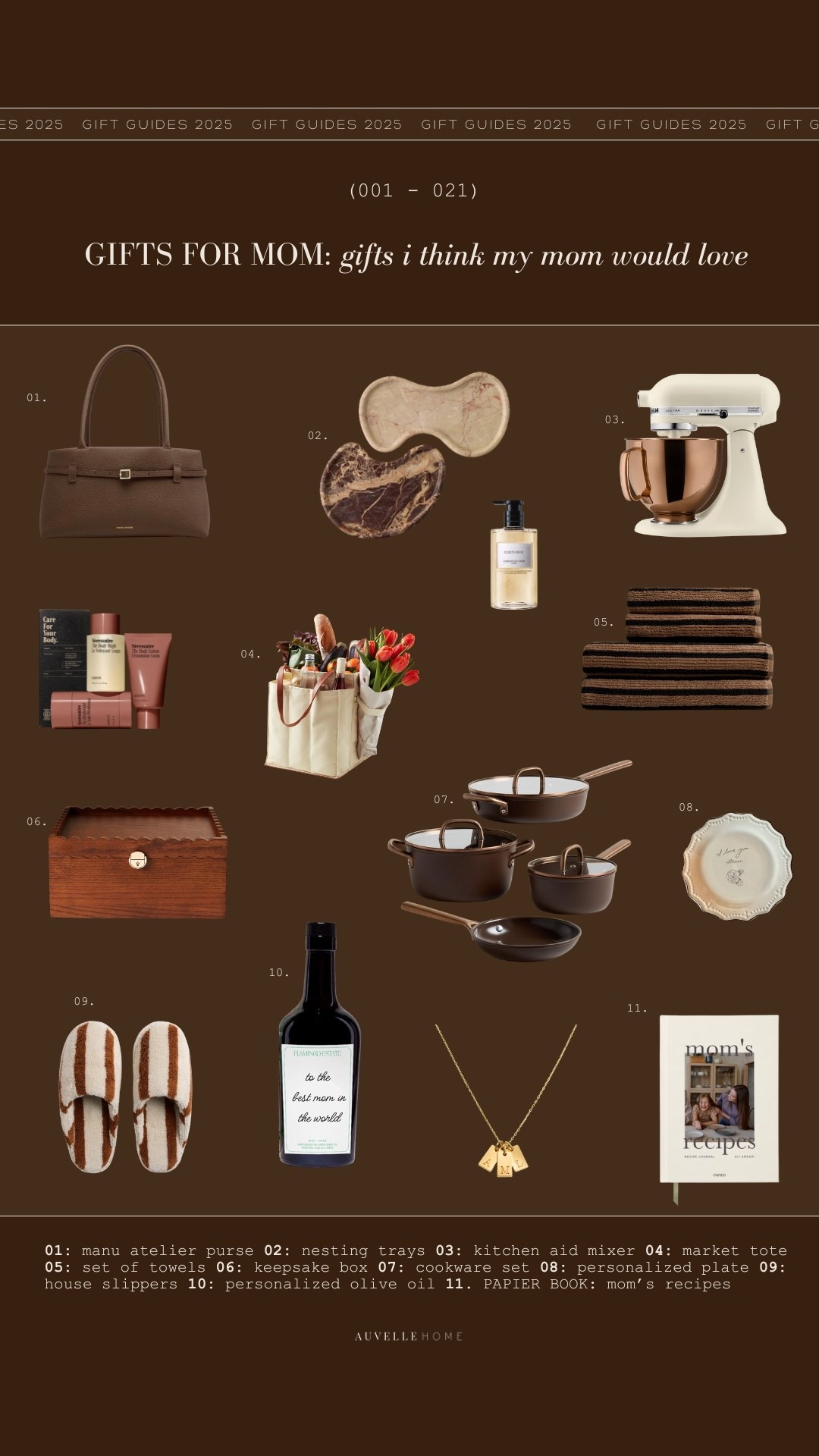 GIFT GUIDE 008: for mom 
