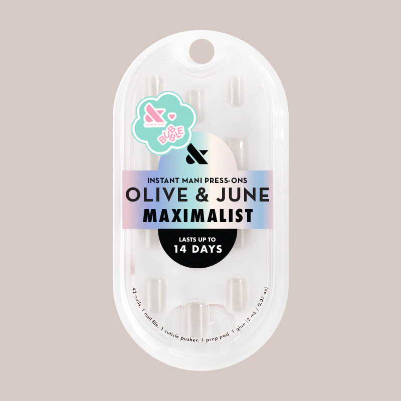 Marshmallow Velvet - Press-On | Extra Short | Squoval | Olive & June