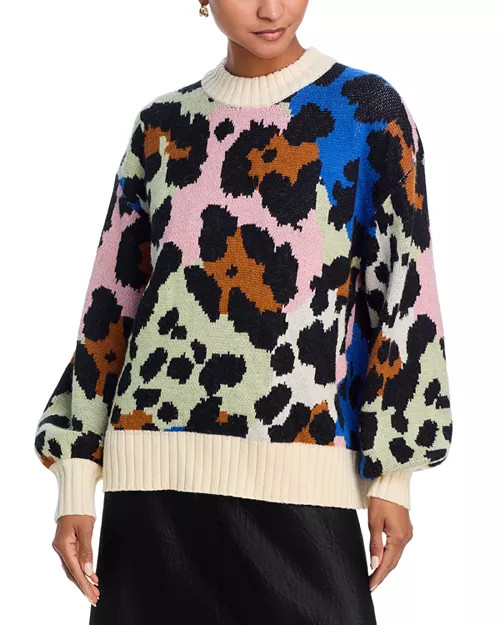 Colorful Leopard Knit Sweaters | Bloomingdale's (CA)