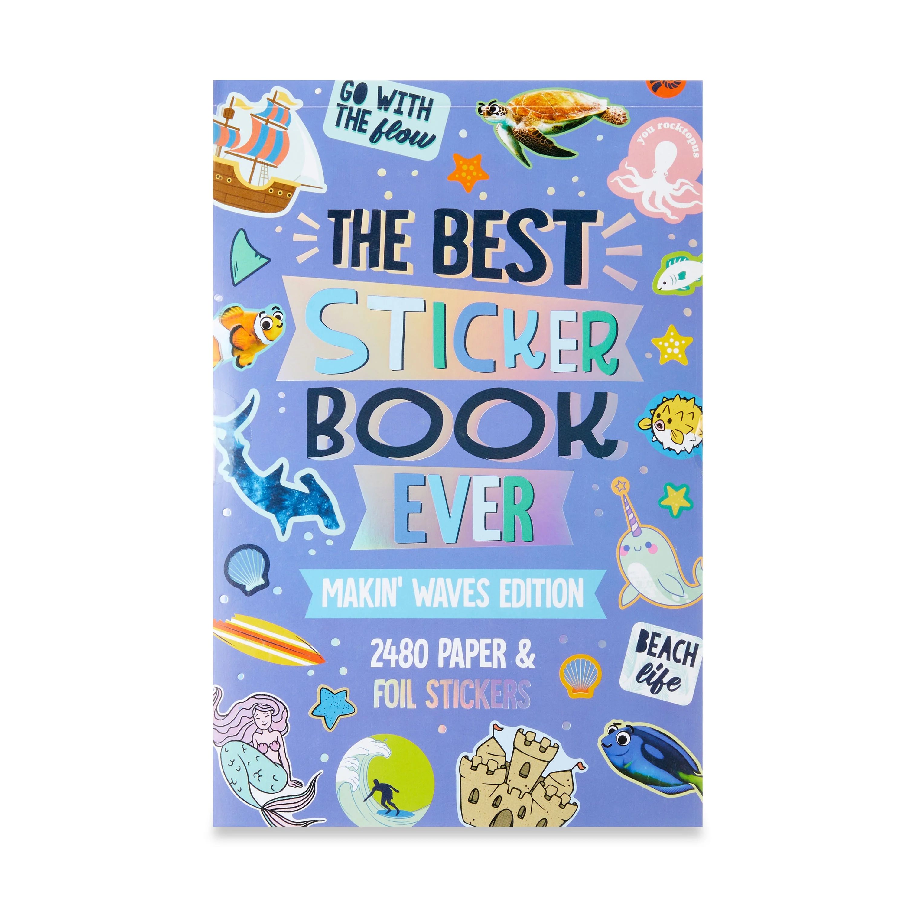 Pen + Gear 40-Page Sticker Book, Makin' Waves Edition, 2600+ Multicolored Multi-Pattern Stickers,... | Walmart (US)