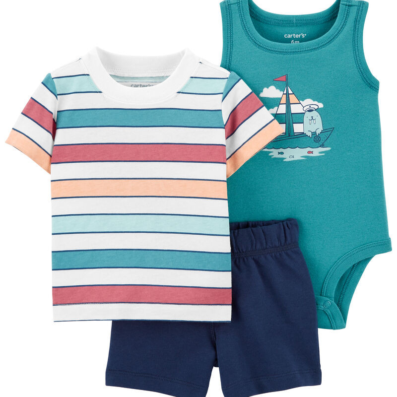 3-Piece Little Short Set | Carter's