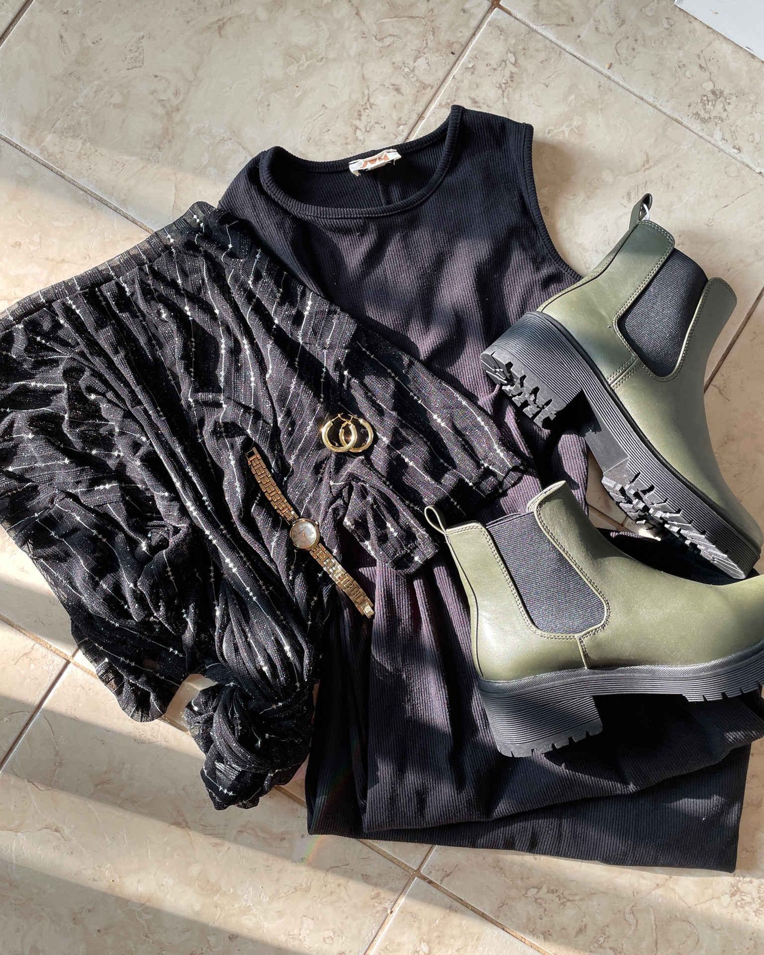 We love a mesh top, maxi dress, & combat boot moment 🥰 #falloutfits 

#LTKmidsize #LTKstyletip #LTKfindsunder50