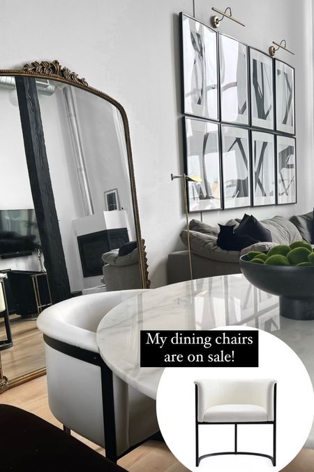 My dining chairs are on sale! 

Media Console, Living Home Furniture, Bedroom Furniture, stand, cane bed, cane furniture, floor mirror, arched mirror, cabinet, home decor, modern decor, mid century modern, kitchen pendant lighting, unique lighting, Console Table, Restoration Hardware Inspired, ceiling lighting, black light, brass decor, black furniture, modern glam, entryway, living room, kitchen, bar stools, throw pillows, wall decor, accent chair, dining room, home decor, rug, coffee table 

#LTKhome #LTKstyletip #LTKsalealert