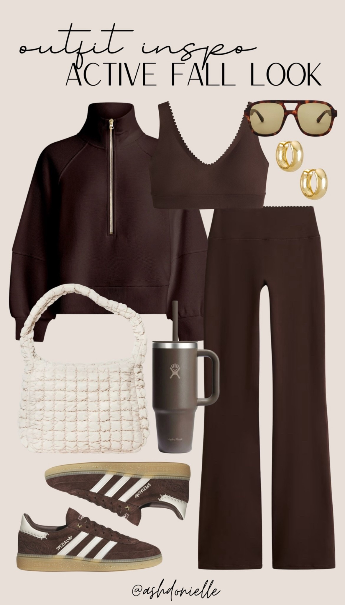 Fall Activewear Outfit Idea

Longline sports bra
High-waisted leggings
Lightweight puffer vest
Half-zip pullover
Fleece-lined joggers
Performance long sleeve
Cropped hoodie
Running sneakers
Thermal base layer
Windbreaker jacket#LTKStyleTip


#LTKGiftGuide #LTKHoliday #LTKFindsUnder50