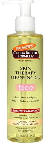 Palmer's Cocoa Butter Formula Skin Therapy Cleansing Oil, Gentle Makeup Remover with Rosehip Oil ... | Amazon (US)