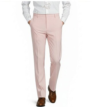 Corsa Di Cavalli Derby Collection Alex Slim Fit Textured Suit Separates Dress Pants | Dillard's