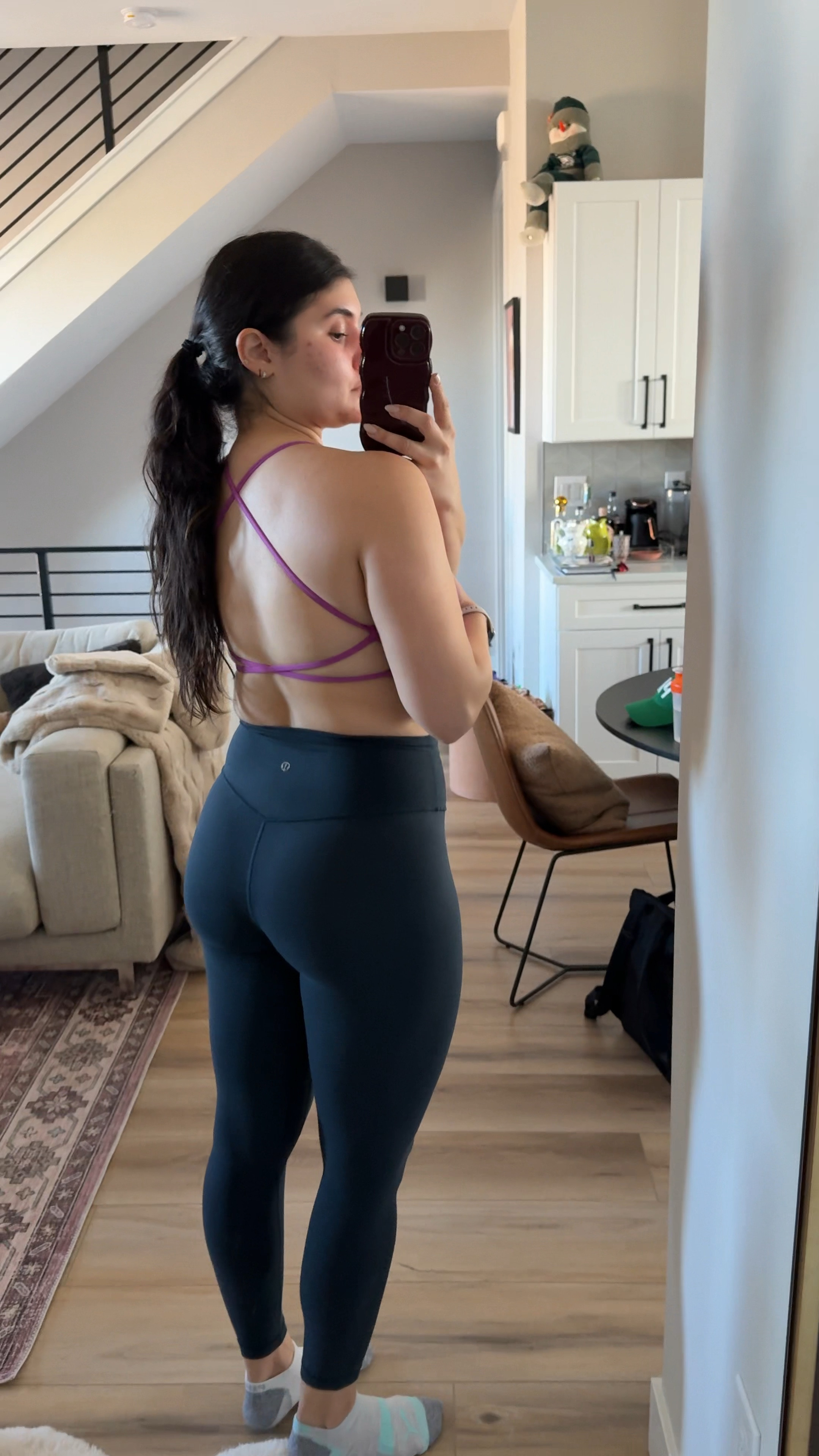 Sports bra with cute back - wearing M, could size up but it’s very comfortable! 
Pilates outfit 
Workout outfit 

#LTKFitness