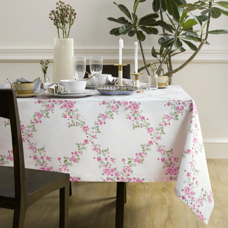 Primrose Garden - 100% Cotton Floral Print Tablecloth | Wayfair North America