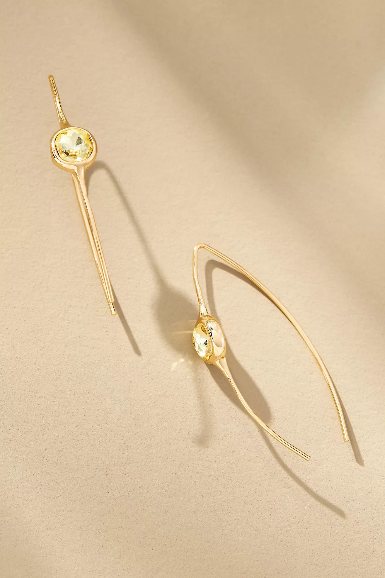 Medium Thin Threader Earrings | Anthropologie (US)