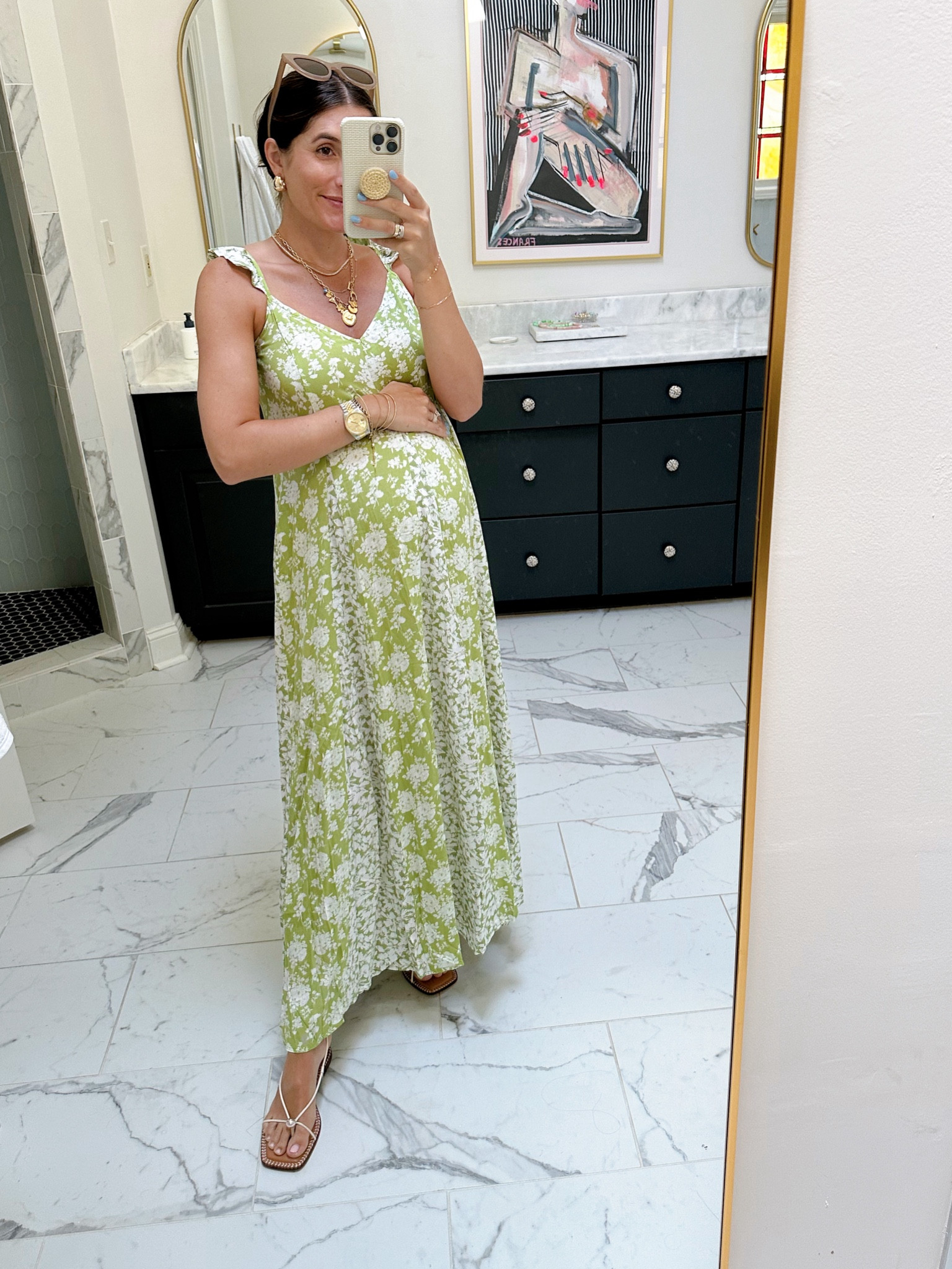 OOTD 💚 wearing a small! went 1/2 a size up in the shoes! 

#LTKFindsUnder100 #LTKBump #LTKSeasonal