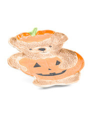 16.5in Teddy Jack O Lantern Platter | Halloween | Marshalls | Marshalls