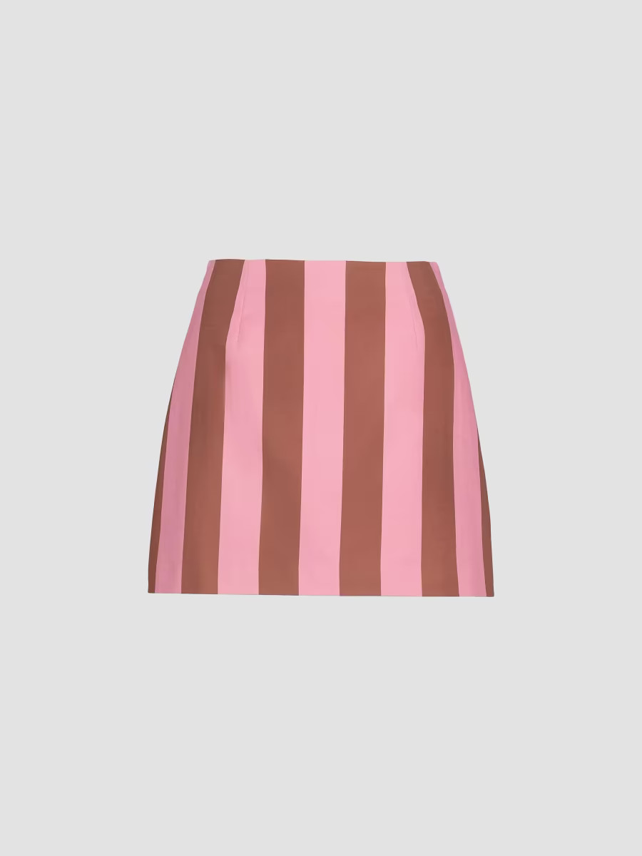 Hill House Home Women's The Hallie Skirt - Coral Cabana Stripe - Size XXXS | Saks Fifth Avenue