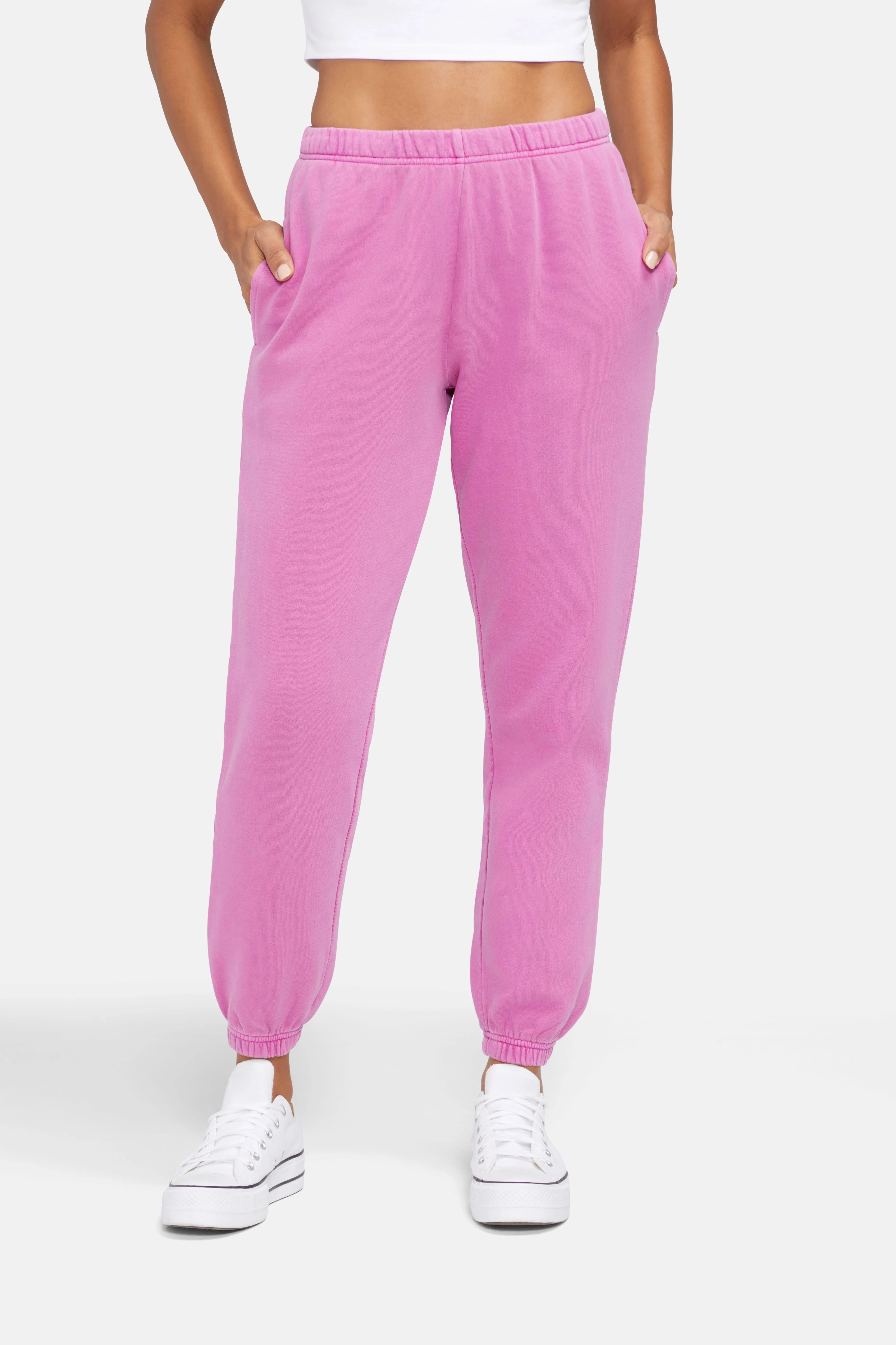 Emmy Easy Sweatpants | Radiant Orchid | Wildfox