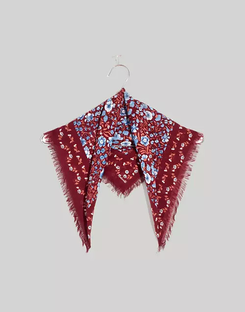 Fringed Organic Cotton Bandana | Madewell