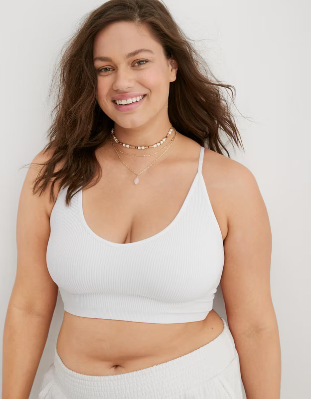 Superchill Seamless Strappy Back Bra Top | Aerie
